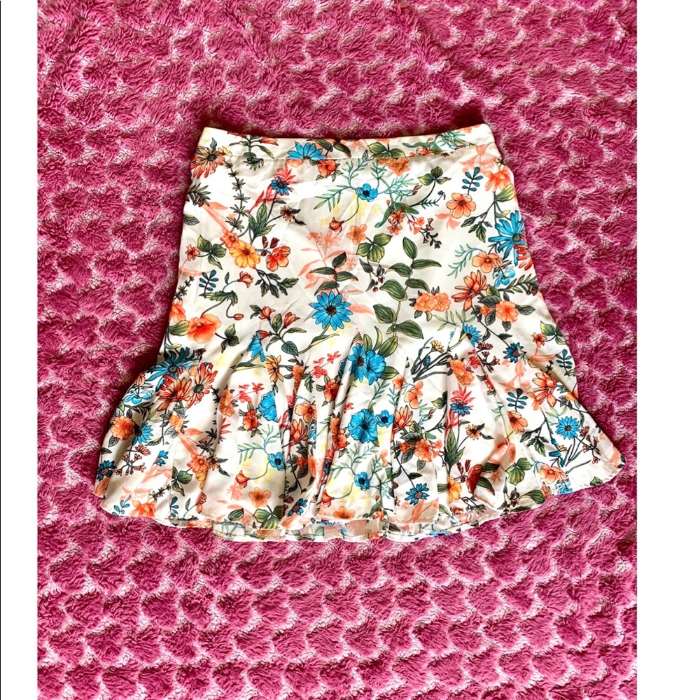 Investments Floral Skirt